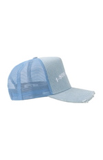 Boys Lie - Denim 1-800 Heart Trucker Hat