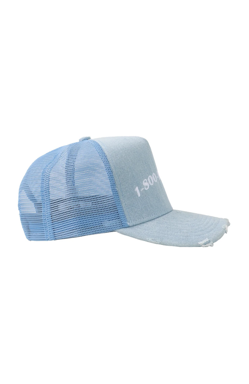Boys Lie - Denim 1-800 Heart Trucker Hat