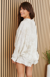 Milio Milano - Floral Button Down Hi-Lo Gauze Top
