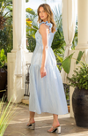 Tiered Poplin Maxi