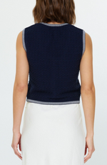 Current Air - U Neck Front Sweater Vest
