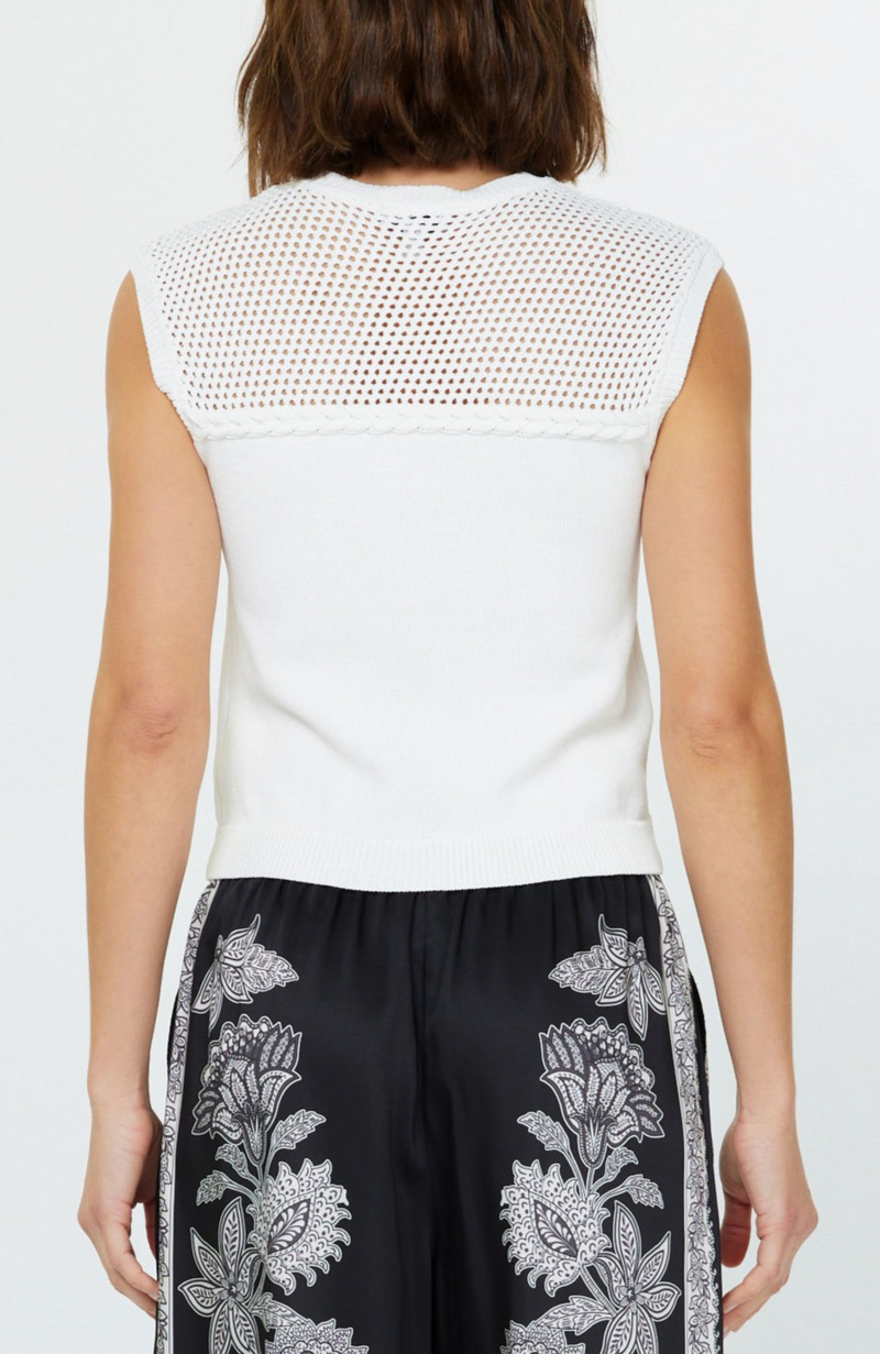Current Air - Round Neck Sweater Tank Top