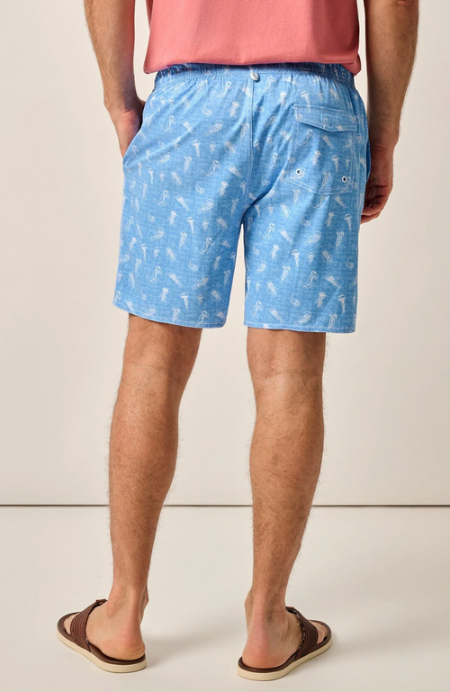 Johnnie-O - The Half Elastic 7" Surf Shorts - Open Ocean