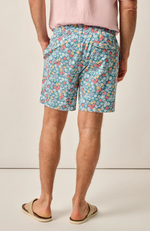 Johnnie-O - The Half Elastic 7" Surf Shorts - Secret Garden