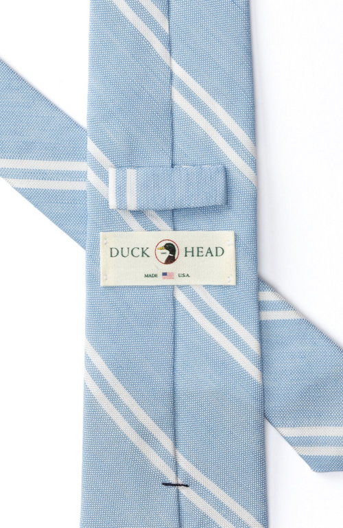 Duck Head - Silk Linen Stripe Tie