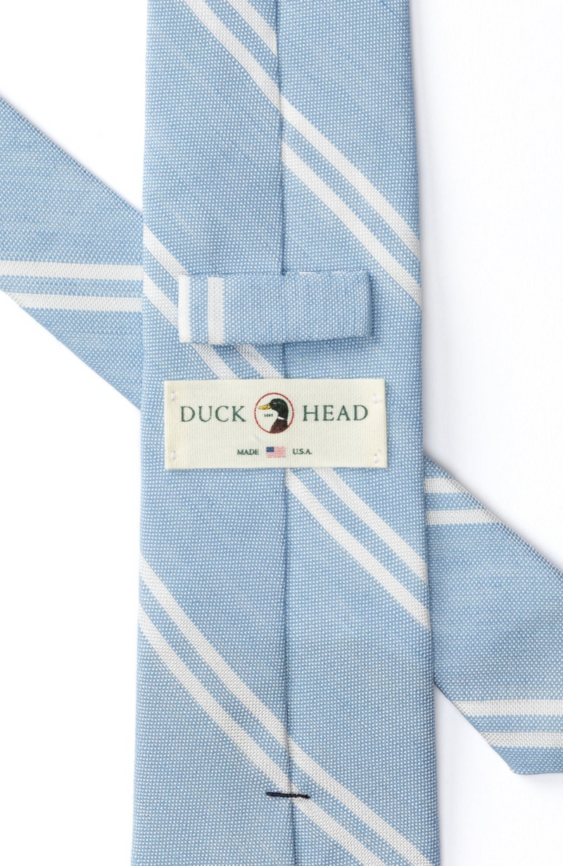 Duck Head - Silk Linen Stripe Tie