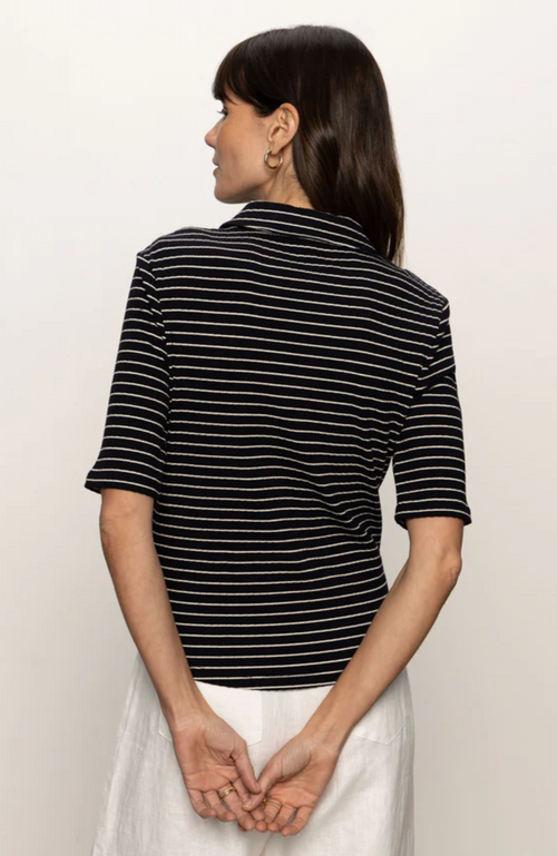 Steve Madden - Half Sleeve Ribbed Knit Shirt