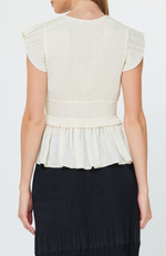 Current Air - Peplum Top