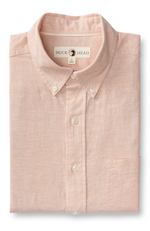 Duck Head - Linen Cotton Oxford Sport Shirt Wallace Solid