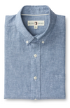 Duck Head - Linen Cotton Oxford Sport Shirt Wallace Solid