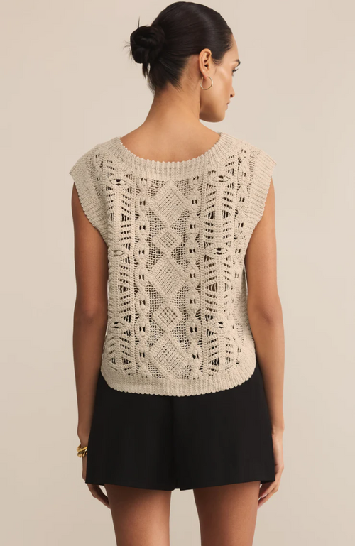 Z Supply - Baroque Crochet Sweater Top