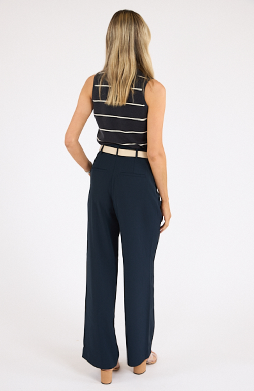 French Connection - Sloane Knit Collared Sleeveless Top