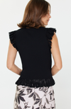 Current Air - Flutter Sleeve Sweater Top