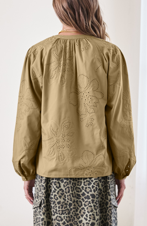 Current Air - Embroidered Blouse