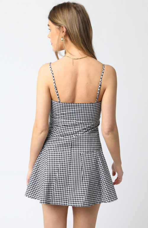Paloma Gingham Romper