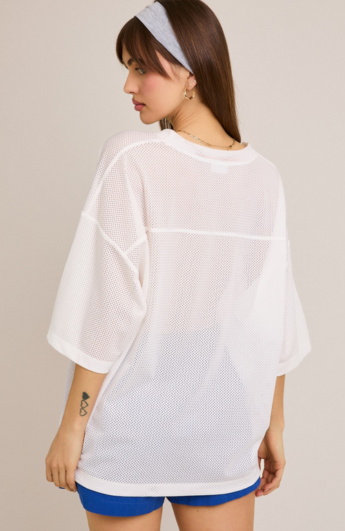 Oversized Mesh Jersey
