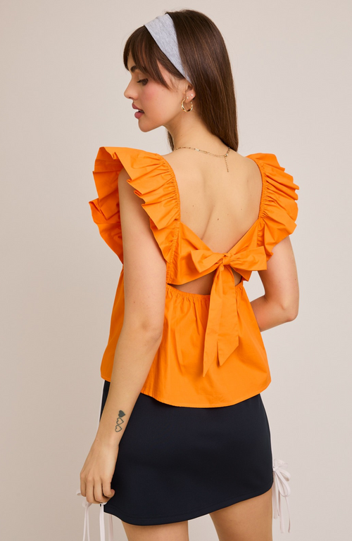 Flutter Sleeve Top