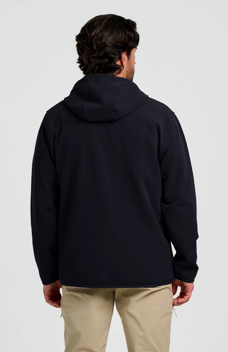 Free Fly - Men' Gridback Fleece Anorak Hoodie
