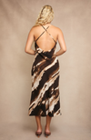 Abstract Print Slip Dress