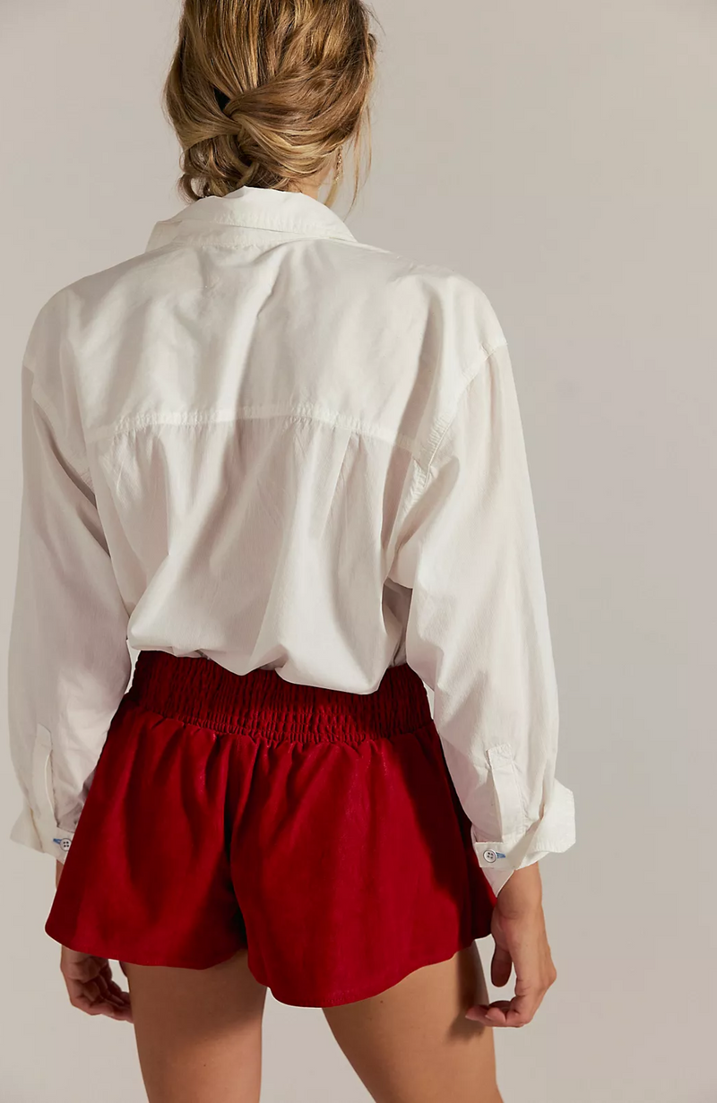 Free People - Paradise Found Suede Skort