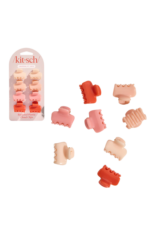 Kitsch - Recycled Mini Cloud Clips 8 Piece Set