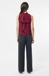 French Connection - Marina Chiffon Sleeveless Bow Top