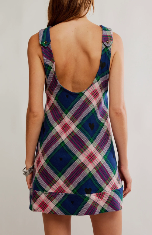 Free People - Carven Plaid Mini Dress