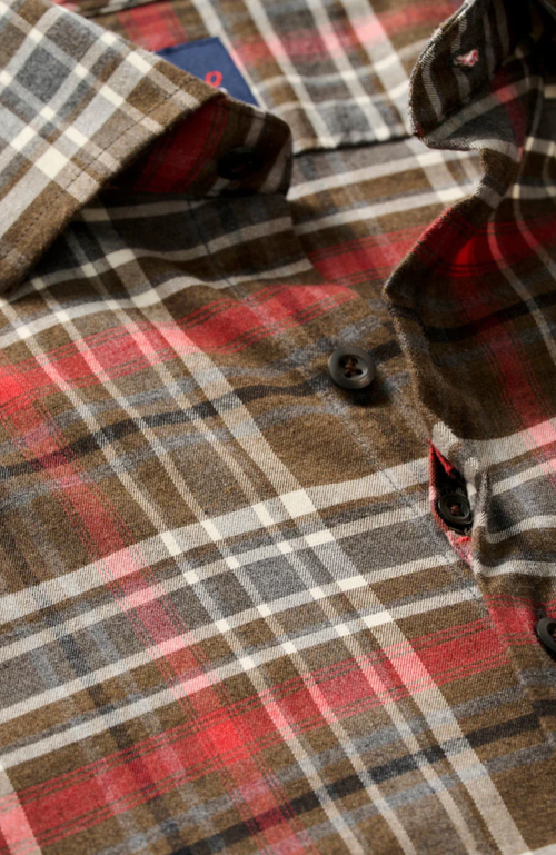 Johnnie-O - Performance Flannel Button Down Shirt - Langston