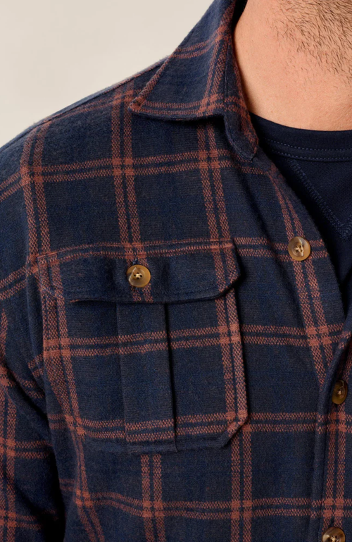 Johnnie-O - Judah Stretch Knit Flannel Lodge Shirt