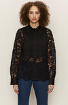 Sanctuary - Serendipty Lace Tuxedo Shirt