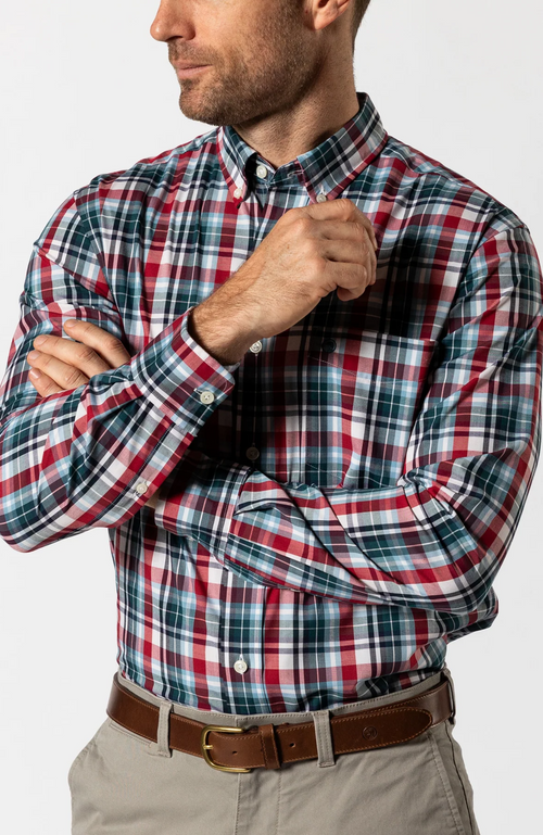 Duck Head - Performance Poplin Sport Shirt - Clarke Plaid