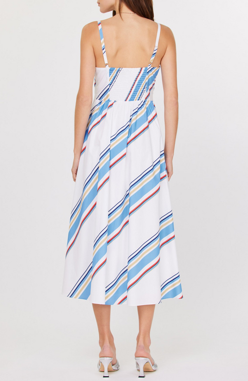 Current Air - Heart Neck Wrap Midi Dress