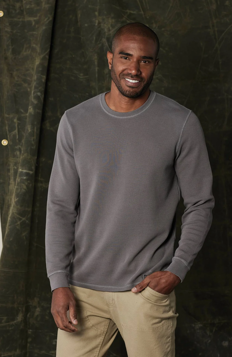 The Normal Brand - The Vintage Thermal Long Sleeve Crew