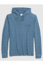 Johnnie-O - Zeus Striped Cotton Hoodie