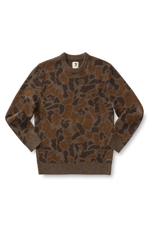 Duck Head - Camo Intarsia Crewneck Sweater