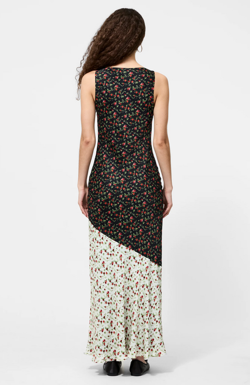 French Connection - Julia Ditsy Bloom Color Block Midi Dress