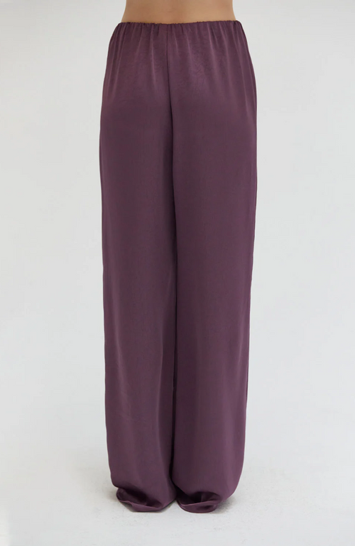 Crescent - Audrey Textured Satin Pants