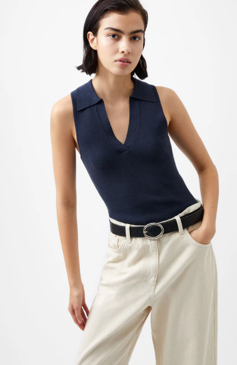 French Connection - Cosysoft V-neck Sleeveless Sweater