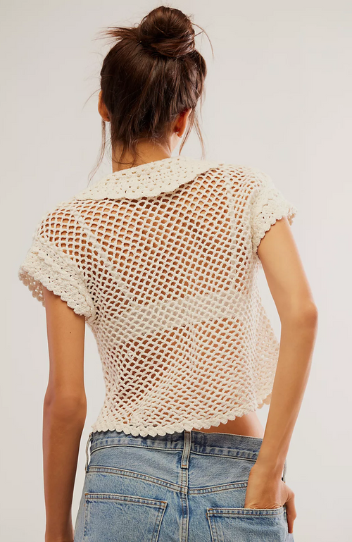 Free People - Lily Crochet Top