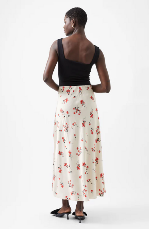 French Connection - Floramour Ennis Satin Maxi Skirt
