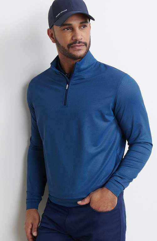 Peter Millar - Perth Birdseye Performance Quarter Zip