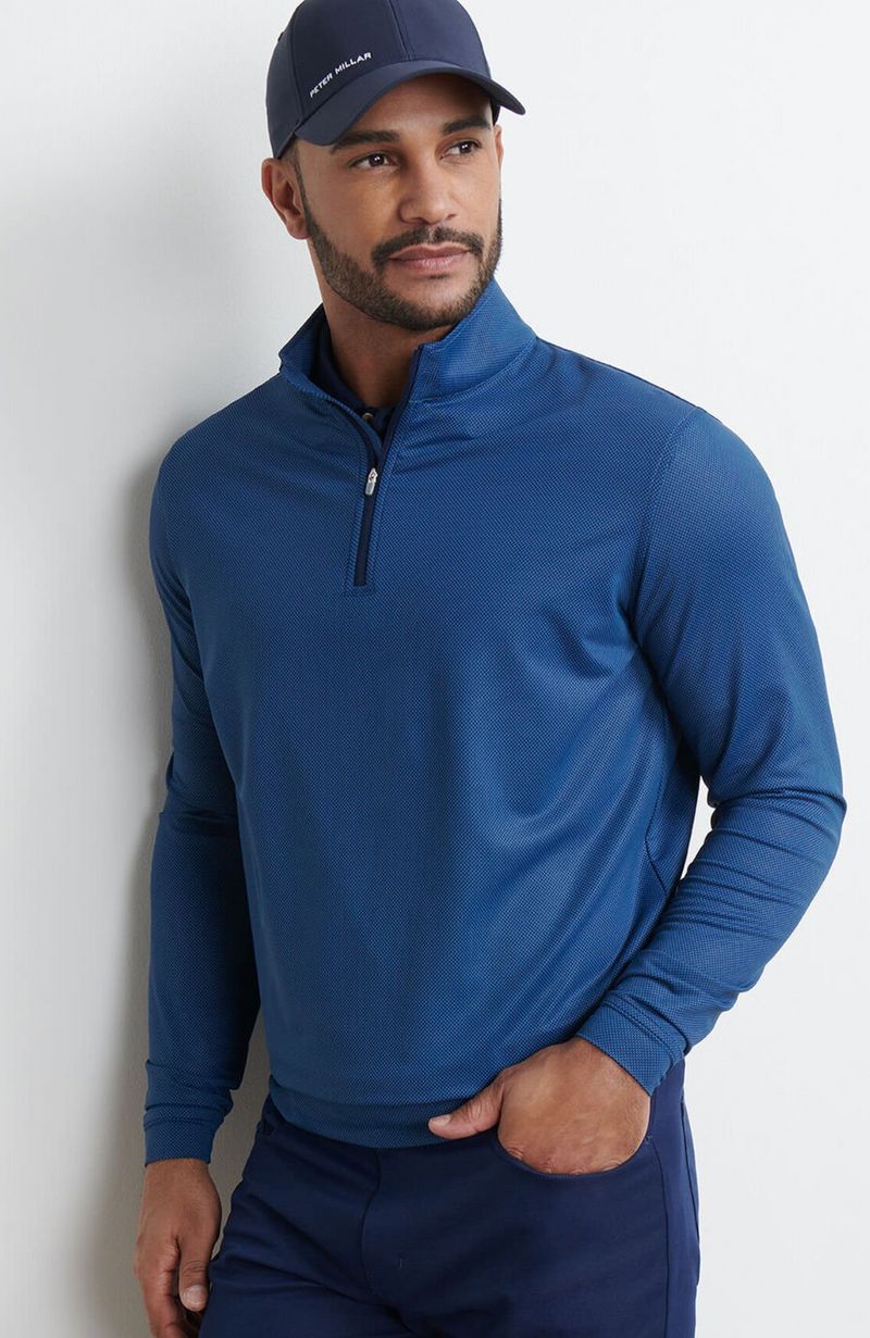 Peter Millar - Perth Birdseye Performance Quarter Zip