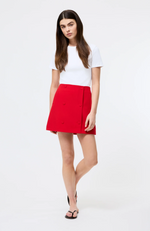 French Connection - Azra Twill Double Breasted Mini Skirt
