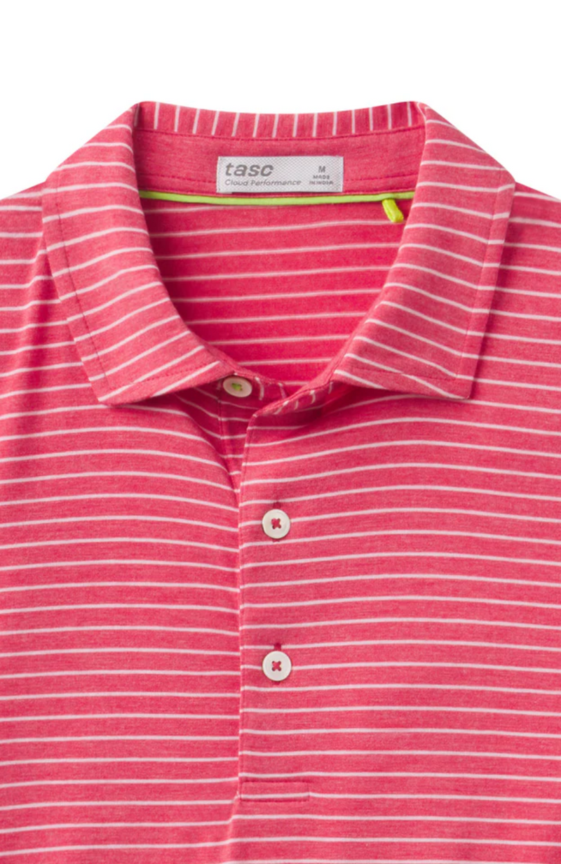 Tasc - Cloud Polo - Brookline Stripe