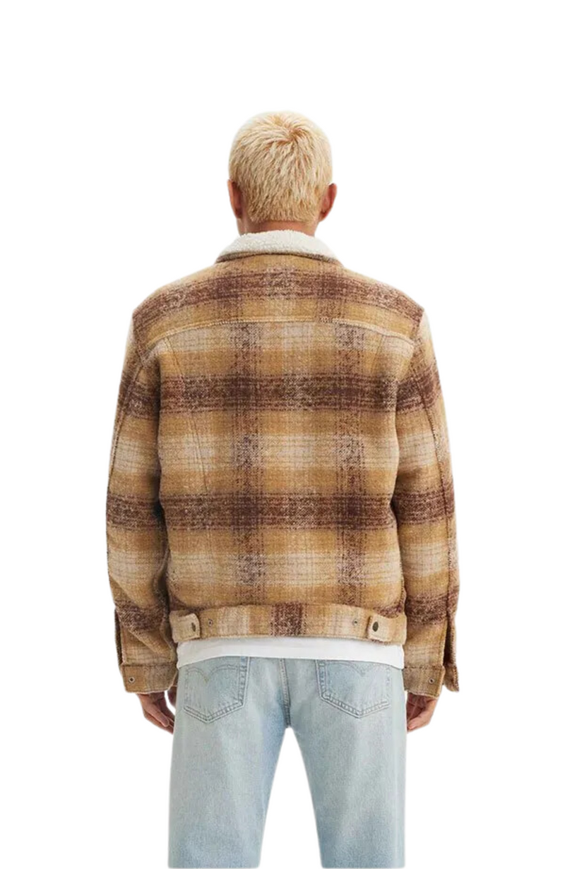 Levi's Premium - Plaid Type III Sherpa Trucker Jacket