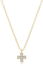 Enewton - 14Kt Cross Diamond Necklace