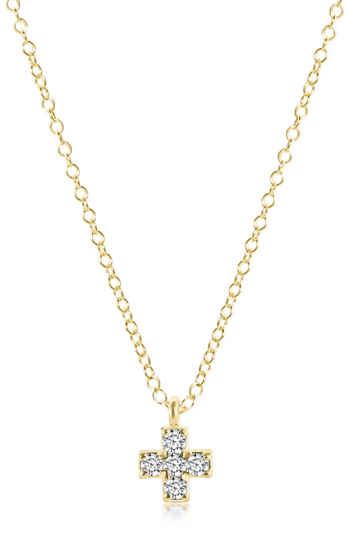 Enewton - 14Kt Cross Diamond Necklace