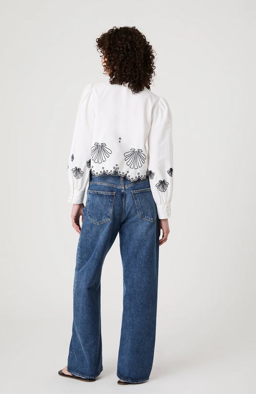 French Connection - Cambria Embroidered Blouse