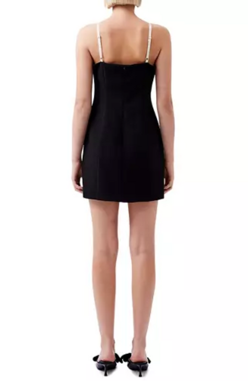 French Connection - Azra Twill Corset Strap Mini Dress