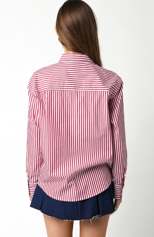 Pinstripe Button Down